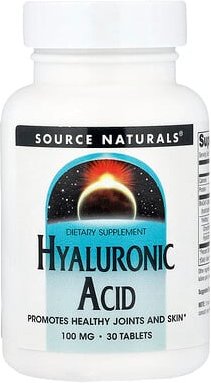 Source Naturals, Hyaluronic Acid, Hyaluronsäure, 30 Tabletten