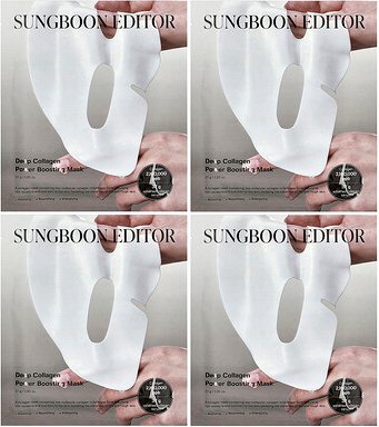 Thumbnail - Sungboon Editor, Deep Collagen Power Boosting Beauty Mask, tiefenwirksame Kollagen-Beauty-Maske, 4er Pack, je 37 g (1,30...