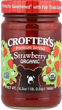 Crofter's Organic, Premium Aufstrich, Erdbeere, 16,5 oz (468 g)