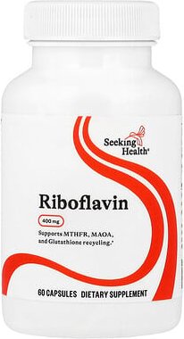 Seeking Health, Riboflavin, 400 mg, 60 Kapseln