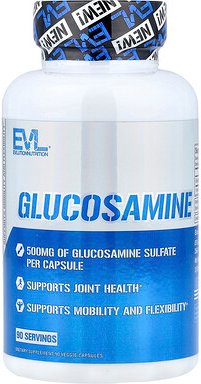 EVLution Nutrition, Glucosamin, 500 mg, 90 pflanzliche Kapseln