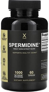 Humanx, Spermidin+, Wheat Germ Extract Blend, Weizenkeimextraktmischung, 60 Kapseln