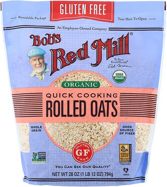 Bob's Red Mill, Bio-Schnellkoch-Haferflocken, 1 lb. 12 oz. (794 g)