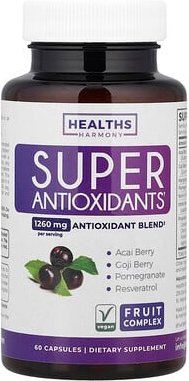 Healths Harmony, Super-Antioxidantien, 60 Kapseln