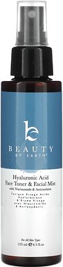 Beauty By Earth, Hyaluronsäure-Gesichtswasser und Gesichtsspray, 133 ml (4,5 fl. oz.)