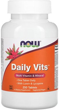 NOW Foods, Daily Vits, 250 Tabletten