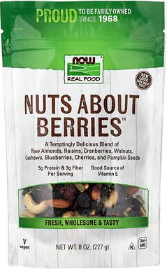 NOW Foods, Real Food, Nuts About Berries™, Nüsse über Beeren, 227 g (8 oz.)