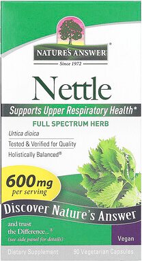 Nature's Answer, Nettle, Brennnessel, 90 pflanzliche Kapseln (300 mg pro Kapsel)