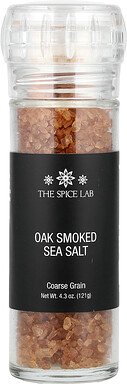 The Spice Lab, Oak Smoked Sea Salt Grinder, Mühle mit geräuchertem Eichenmeersalz, 121 g (4,3 oz.)