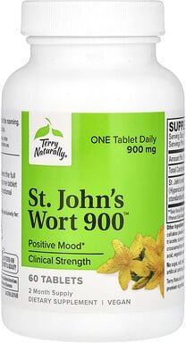 Terry Naturally, Johanniskraut 900, 900 mg, 60 Tabletten