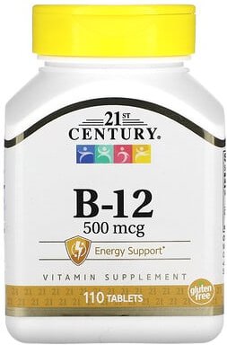 Thumbnail - 21st Century, Vitamin B-12, 500 mcg, 110 Tabletten