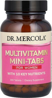 Dr. Mercola, Multivitamin Mini-Tabs, Multivitamin Mini-Tabs, für Frauen, 300 Tabletten