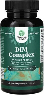 Thumbnail - Nature's Craft, DIM Complex With BioPerine®, DIM-Komplex mit BioPerine®, 60 Kapseln