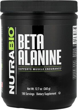 NutraBio, Beta Alanine, Beta-Alanin, 360 g (12,7 oz.)