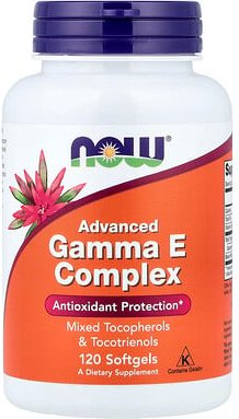 NOW Foods, Gamma E Complex, Advanced, Nahrungsergänzungsmittel mit Vitamin E, 120 Weichkapseln