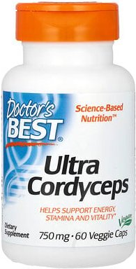 Doctor's Best, Ultra Cordyceps, 750 mg, 60 pflanzliche Kapseln