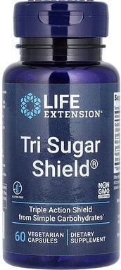 Thumbnail - Life Extension, Tri Sugar Shield, Dreifach-Zuckerschutz, 60 pflanzliche Kapseln