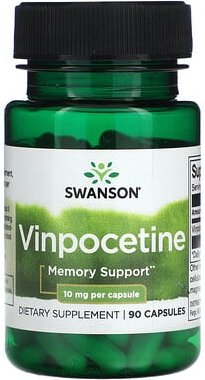 Swanson, Vinpocetin, 10 mg, 90 Kapseln