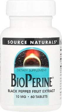 Source Naturals, BioPerine®, 60 Tabletten