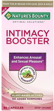 Nature's Bounty, Optimal Solutions®, Intimacy Booster, Intimitäts-Booster, 60 Kapseln