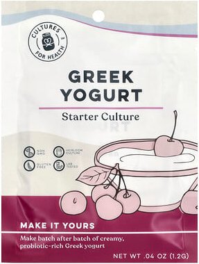 Cultures for Health, Griechischer Joghurt, 2 Päckchen, 1,2 g (0,04 oz.)