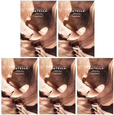 SKIN1004, Madagascar Centella, Probio-Cica Nourishing Beauty Mask, pflegende Beauty-Maske mit Probio-Cica, 5 Tuchmasken,...