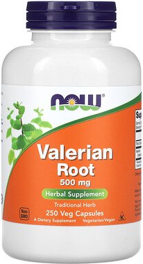 NOW Foods, Valerian Root, Baldrianwurzel, 500 mg, 250 pflanzliche Kapseln