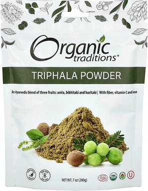 Organic Traditions, Triphala-Pulver, 200 g (7 oz.)