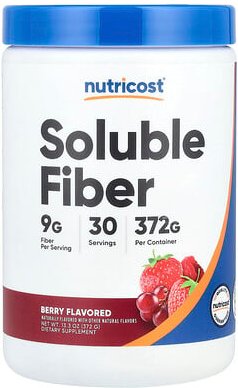Nutricost, Soluble Fiber, lösliche Ballaststoffe, Beere, 372 g (13,3 oz.)