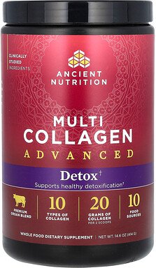 Thumbnail - Ancient Nutrition, Multi Collagen Advanced, Multi-Kollagen-Verbesserung, Entgiftung, 414 g (14,6 oz.)