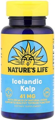 Nature's Life, Icelandic Kelp, isländischer Seetang, 41 mg, 250 Tabletten