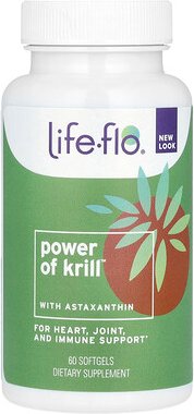 Thumbnail - Life-flo, Power of Krill With Astaxanthin, Kraft von Krill mit Astaxanthin, 60 Weichkapseln
