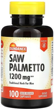 Sundance Vitamins, Sägepalme, 1.200 mg, 100 Kapseln mit schneller Freisetzung