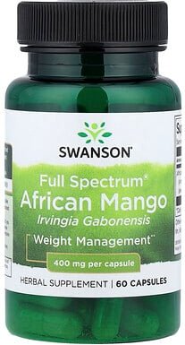 Swanson, Full Spectrum® African Mango, Afrikanische Mango, 400 mg, 60 Kapseln