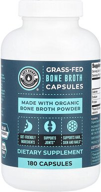 Left Coast Performance, Grass-Fed Bone Broth, Knochenbrühe von grasgefütterten Kühen, 180 Kapseln