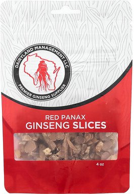 Dairyland Ginseng, Red Panax Ginseng Slices, rote Panax ginseng-Scheiben, 4 oz