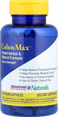 Advanced Naturals, ColonMax™, Potent Herbal & Mineral Formula, wirksame Kräuter- und Mineralienformel, 100 vegane Kapsel...