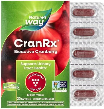 Thumbnail - Nature's Way, CranRx®, bioaktive Cranberry, 500 mg, 30 Kapseln