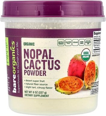 BareOrganics, Bio-Nopal-Kaktus-Pulver, 227 g (8 oz.)