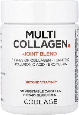 Thumbnail - Codeage, Multi Collagen + Joint Blend, Multi-Kollagen- und Gelenkmischung, 90 pflanzliche Kapseln