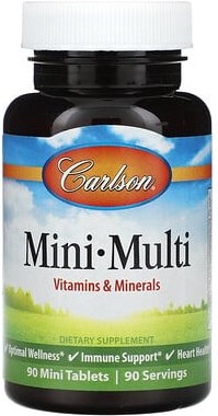 Thumbnail - Carlson, Mini Multi, 90 Mini-Tabletten