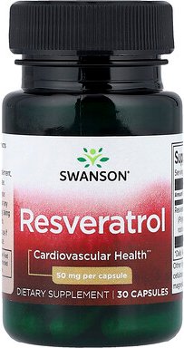 Swanson, Resveratrol, 50 mg, 30 Kapseln