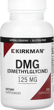 Kirkman Labs, DMG, 125 mg, 250 Kapseln