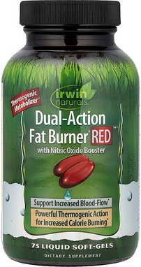 Irwin Naturals, Dual-Action Fat Burner Red™, 75 flüssige Weichkapseln