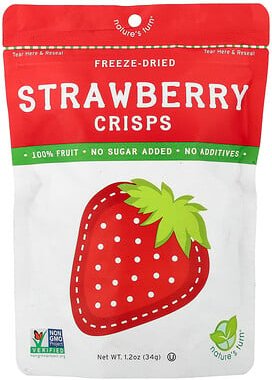 Nature's Turn, Freeze-Dried Strawberry Crisps, gefriergetrocknete Erdbeer-Chips, 34 g (1,2 oz.)