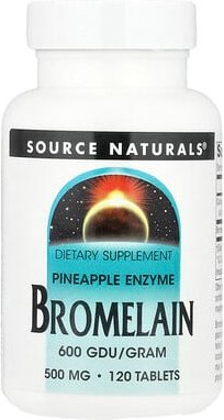 Source Naturals, Bromelain 600 GDU/g, 120 Tabletten