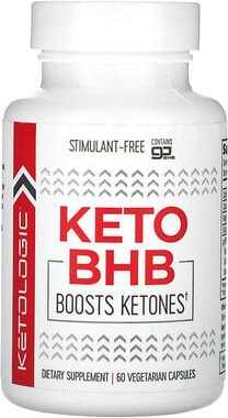 KetoLogic, Keto BHB, 60 vegetarische Kapseln