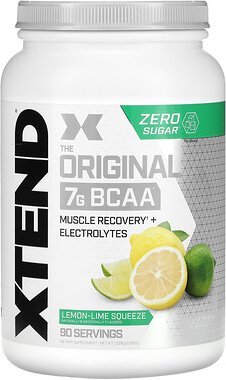 XTEND, 7G BCAA, Lemon-Lime Squeeze, 7G BCAA, Lemon-Lime Squeeze, 1,22 kg (2,68 lbs.)
