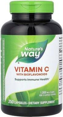 Nature's Way, Vitamin C Bioflavonoids, Vitamin C mit Bioflavonoiden, 1.000 mg, 250 Kapseln (500 mg pro Kapsel)