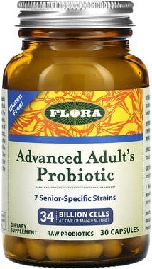 Thumbnail - Flora, Advanced Adult's Probiotic, 34 Milliarden Zellen, 30 Kapseln